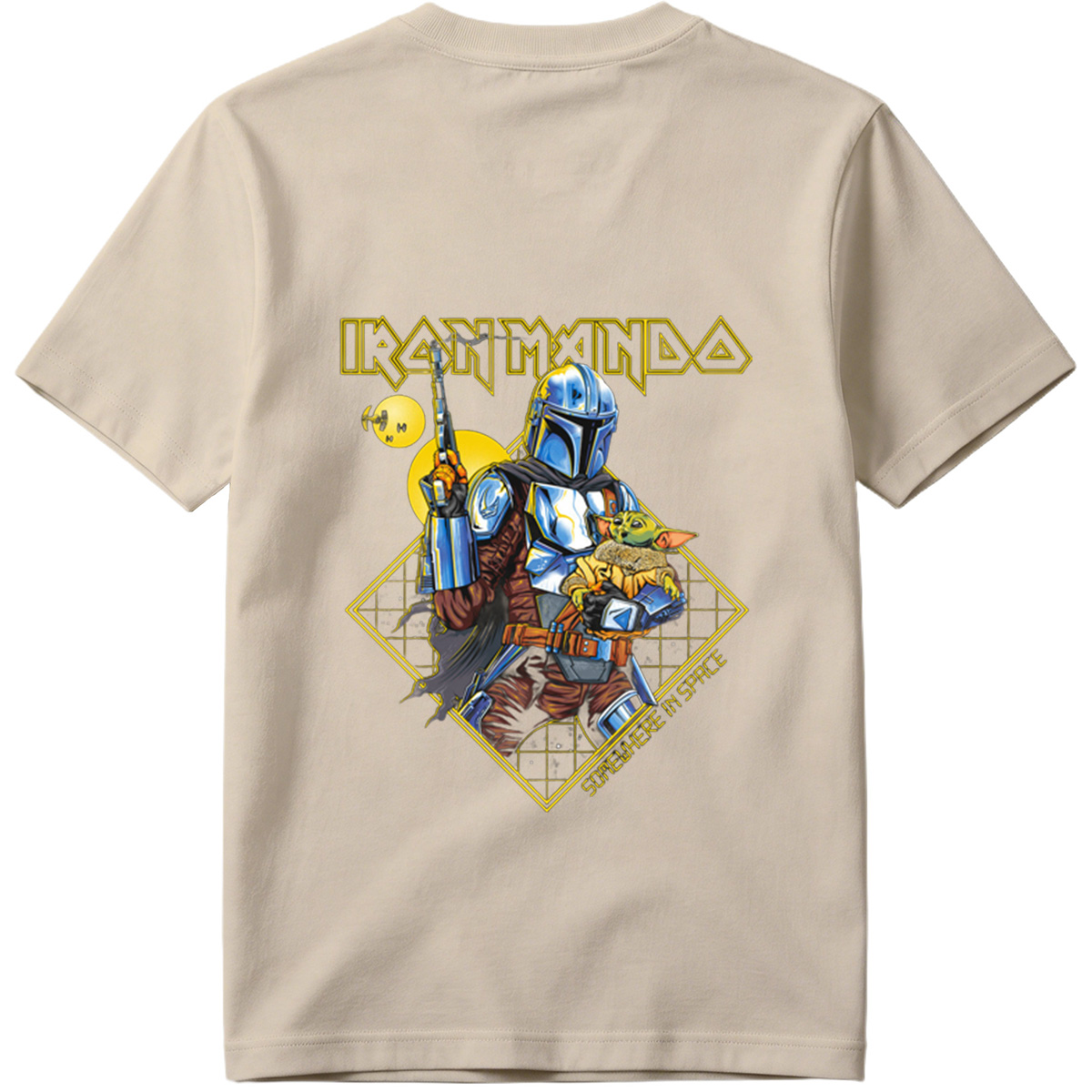 Iron Mando: The Mandalorian and Grogu in Space - Tee