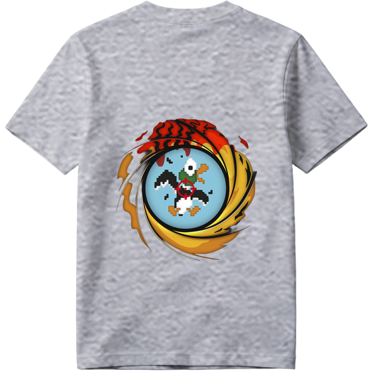 Duck Hunt: Pixel Duck in the Crosshairs - Tee