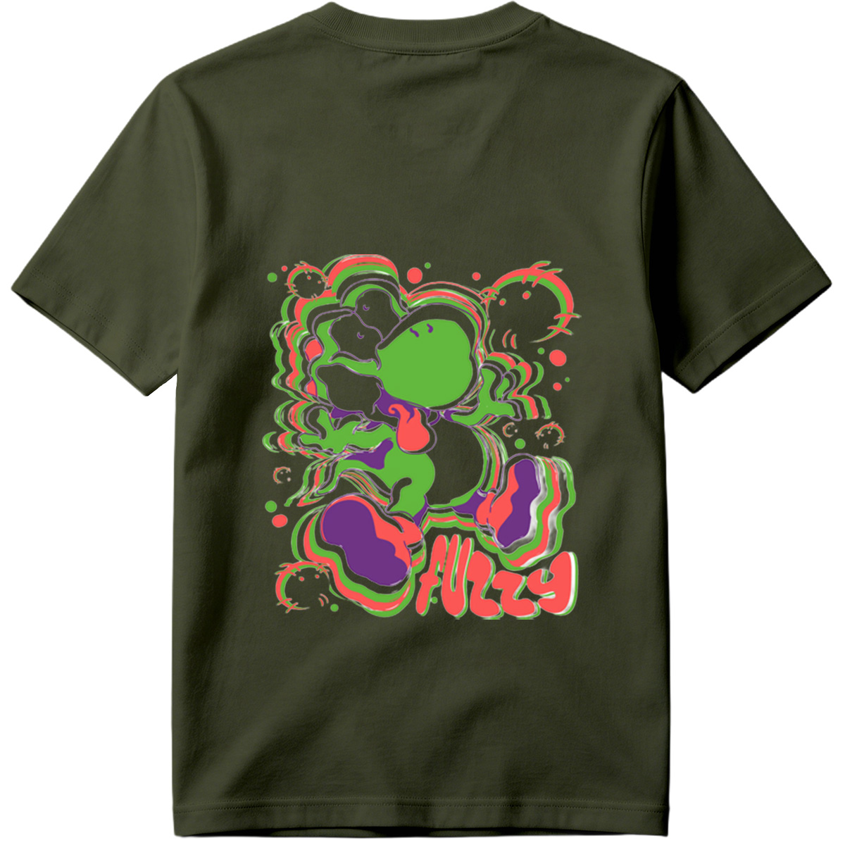 Yoshi Fuzzy Art Design - Tee