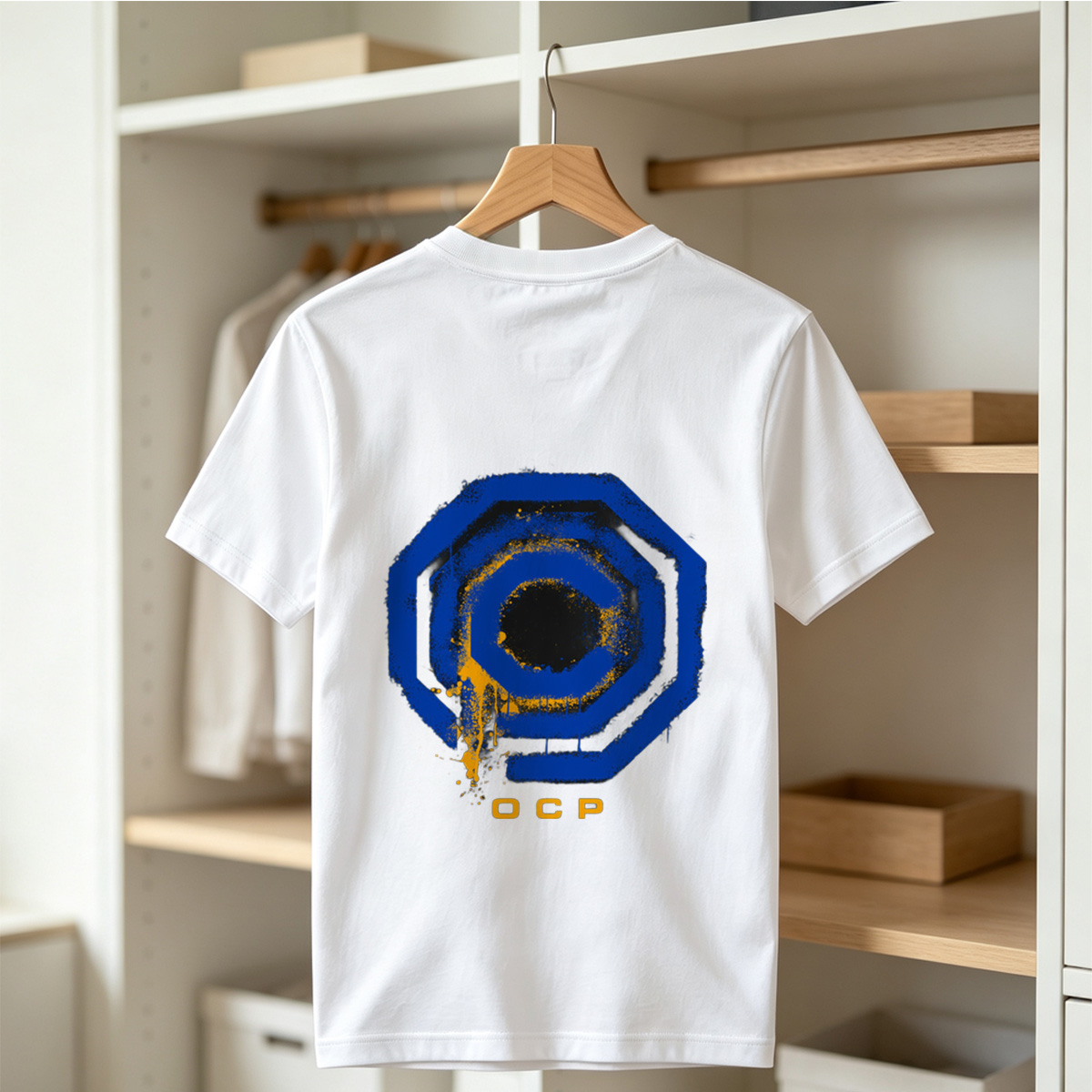 OCP Logo with Blue and Yellow Design - Tee
