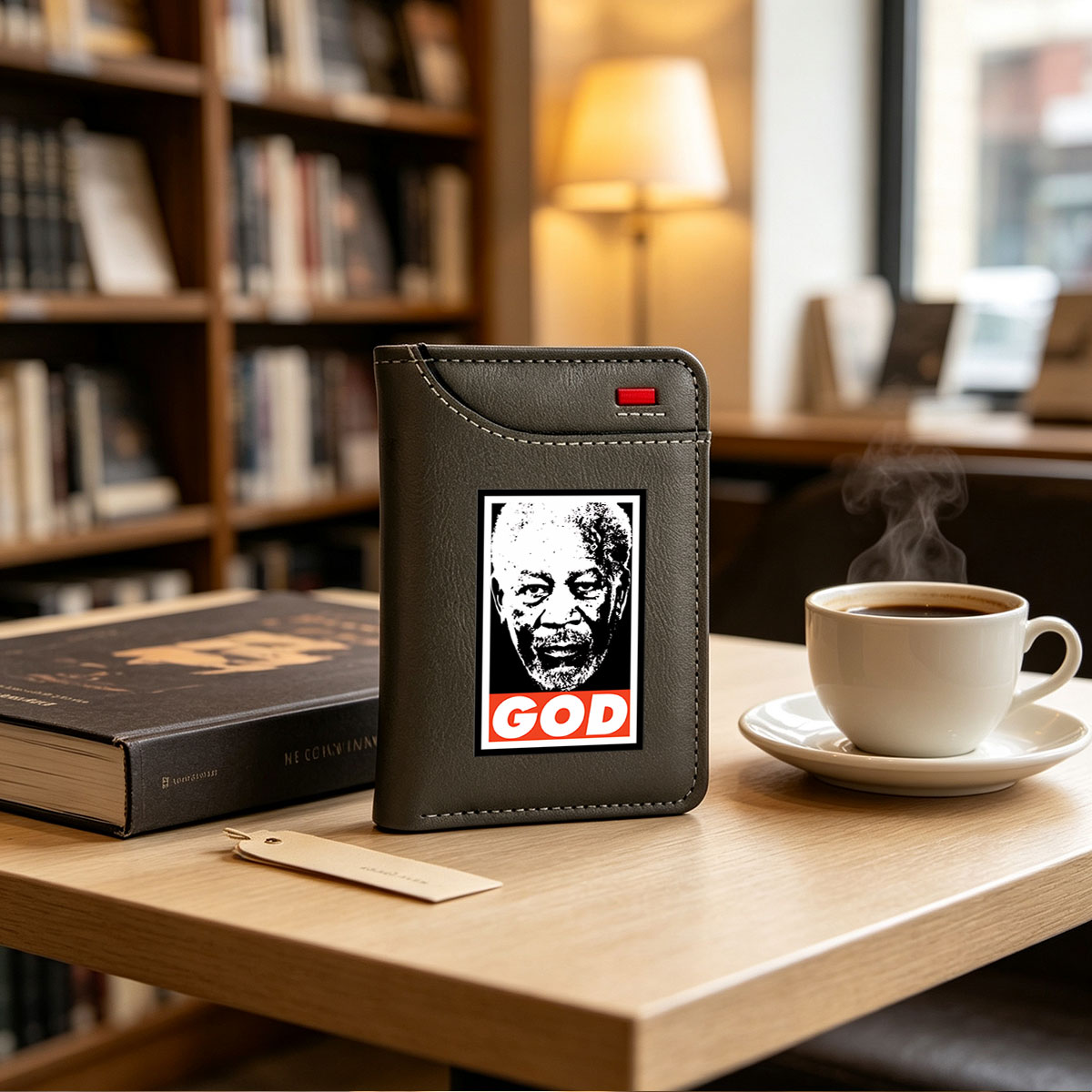 Nelson Mandela GOD Poster - Vertical Style Wallet