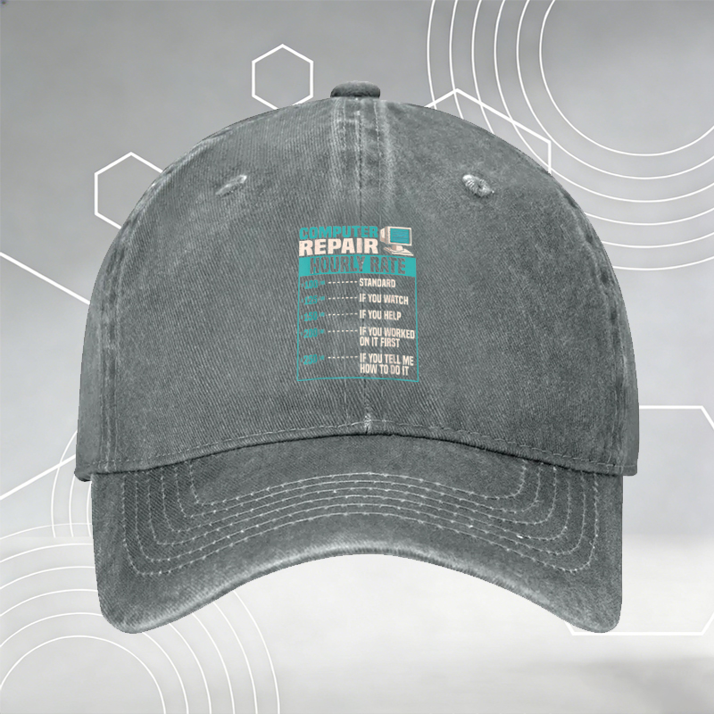 New Baseball Cap with Earth Rotation Print 