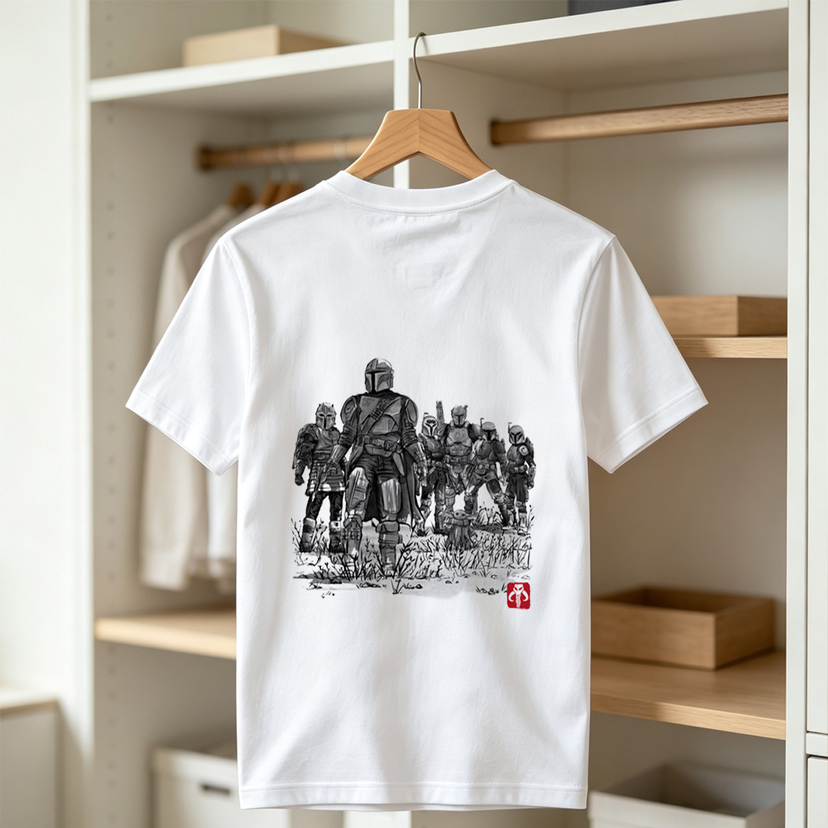 Mandalorian Clan with The Child - Tee