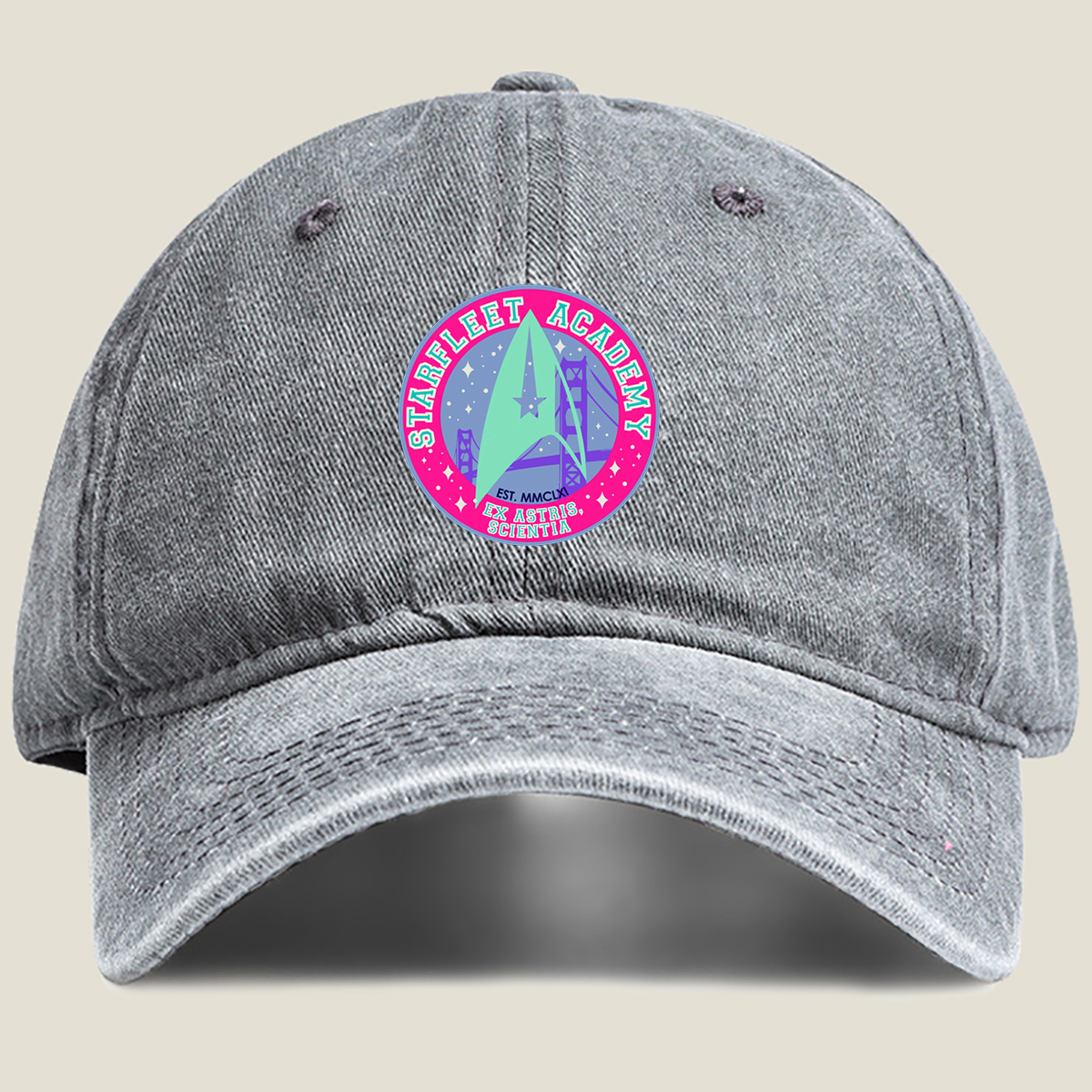 Starfleet Academy: Ex Astris, Scientia - Washed Denim - Baseball Cap