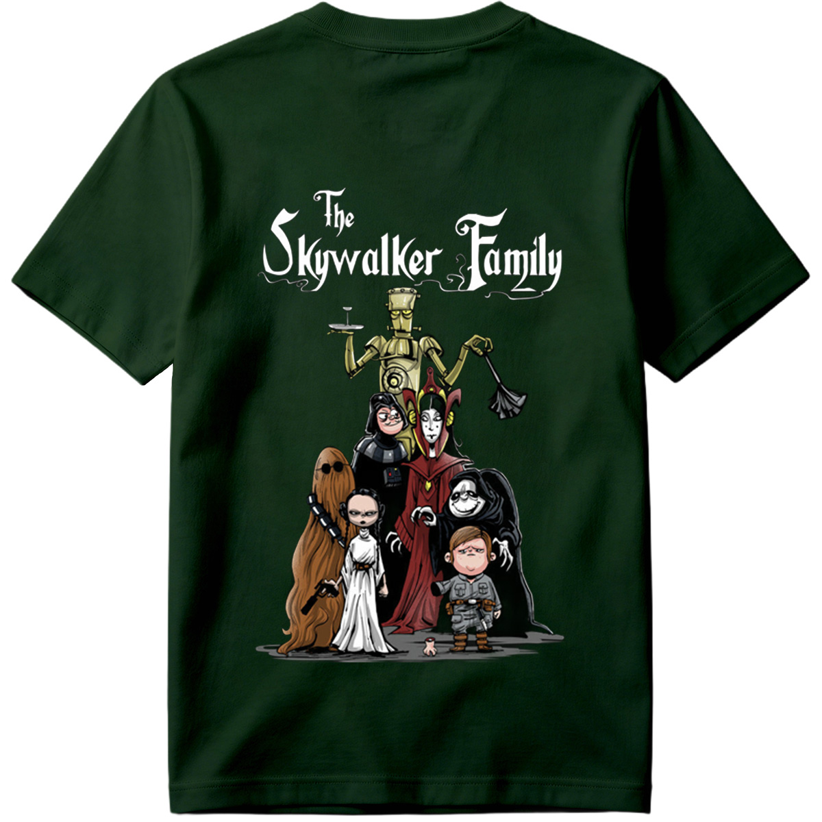 The Skywalker Family: Star Wars Characters Parody - Tee