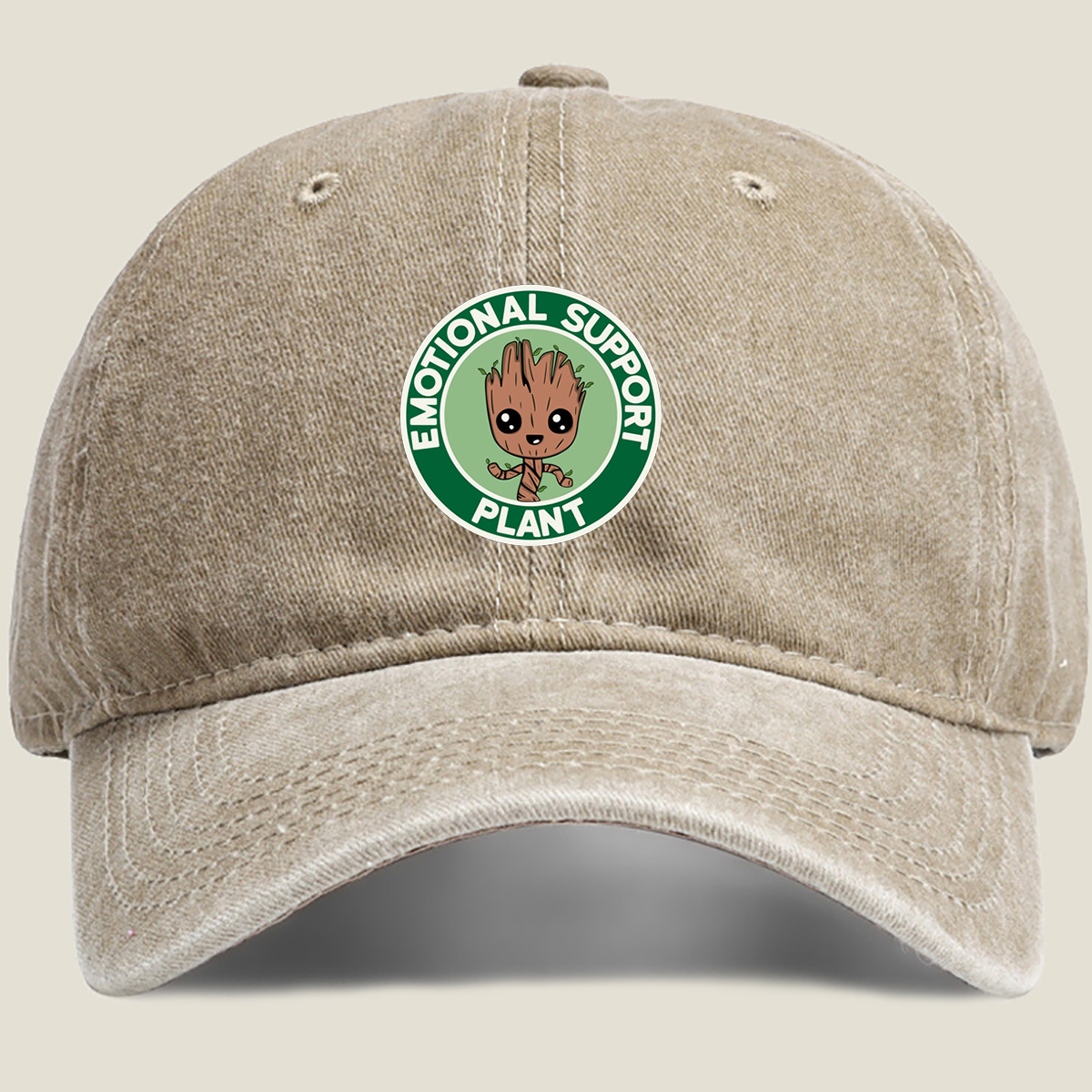 Guardians of the Galaxy: Groot Emotional Support Plant - Washed Denim - Baseball Cap