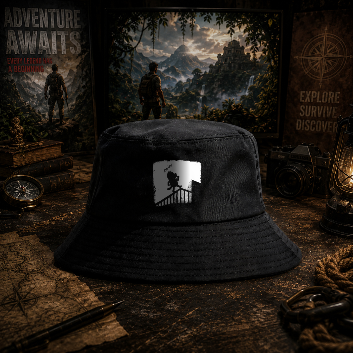 Cat in the Hat Rawr! - Fisherman's Hat