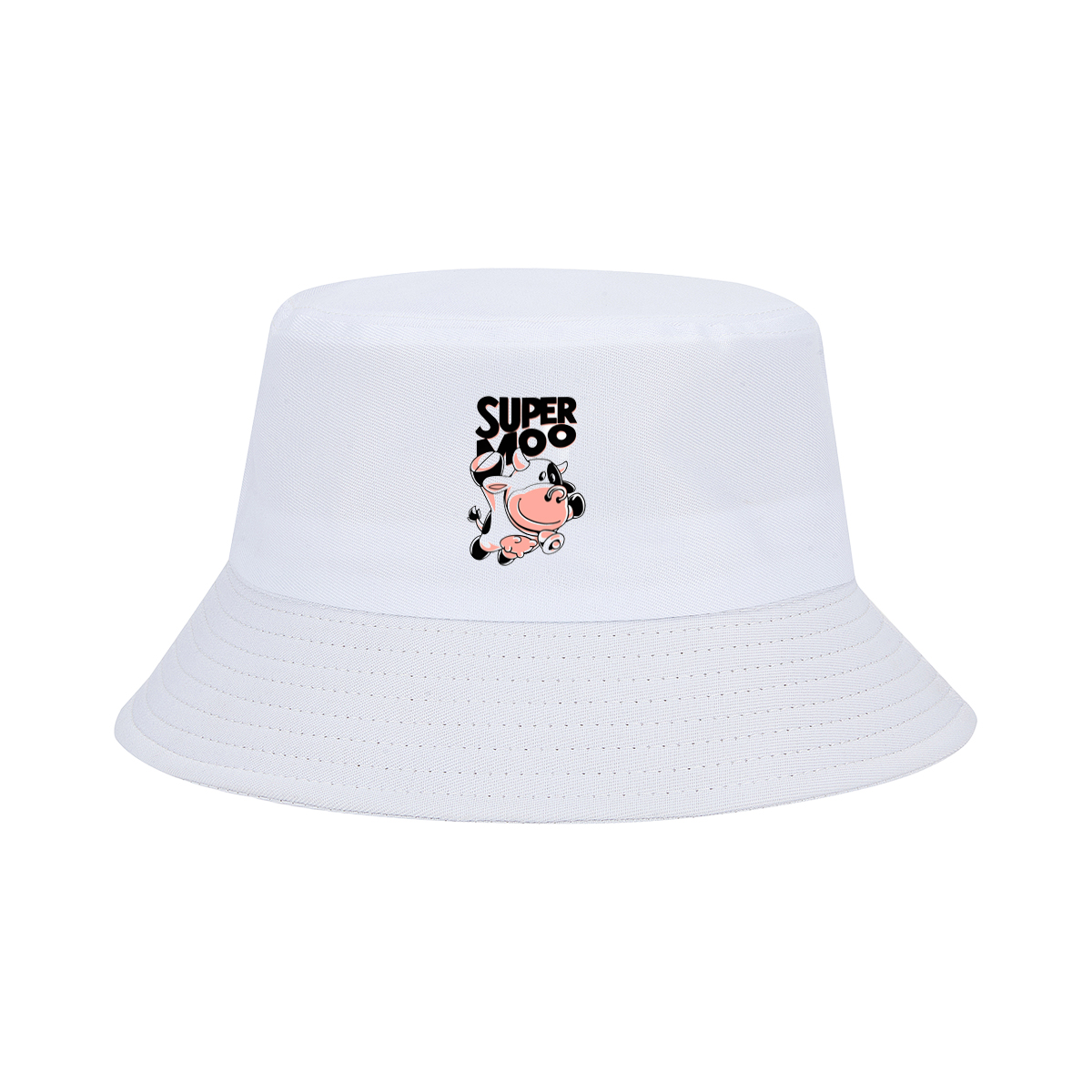 Super Moo Cow Character Design - Fisherman's Hat