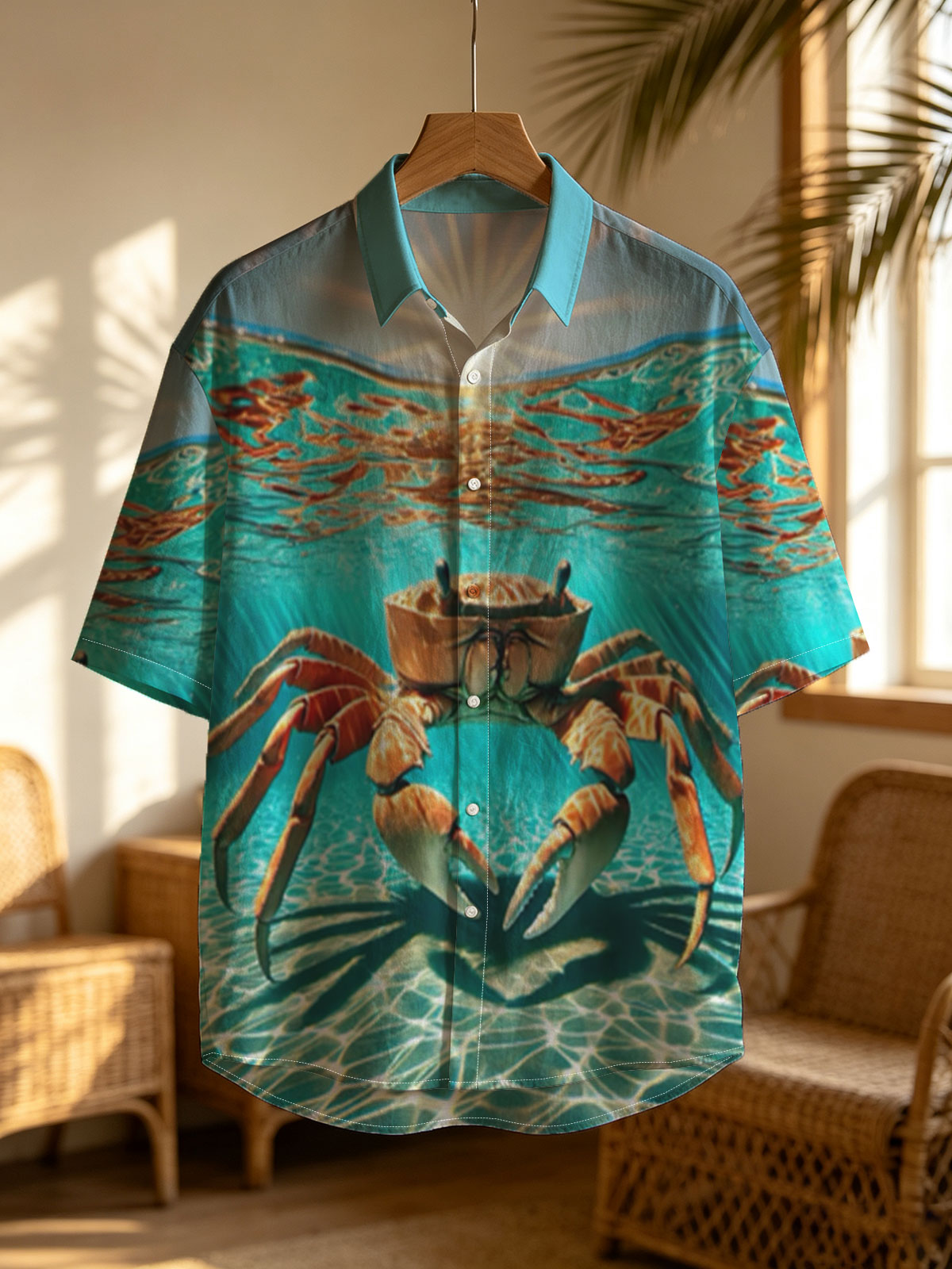 Crab in Sunlit Waters -  Shirt