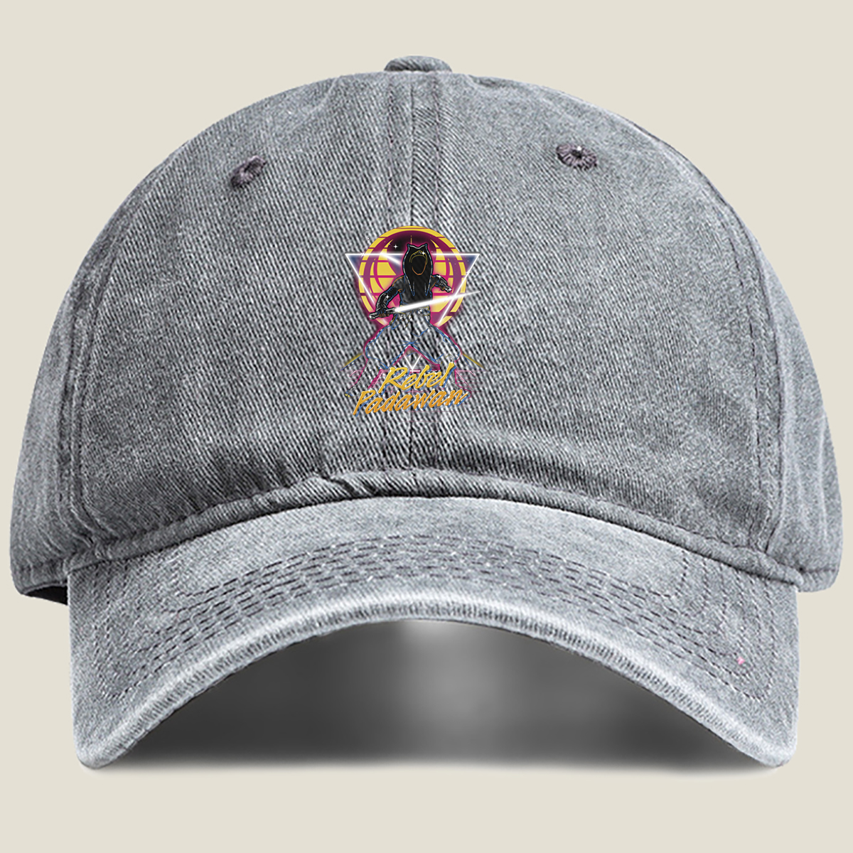 Rebel Padawan: Star Wars Inspired Warrior - Washed Denim - Baseball Cap
