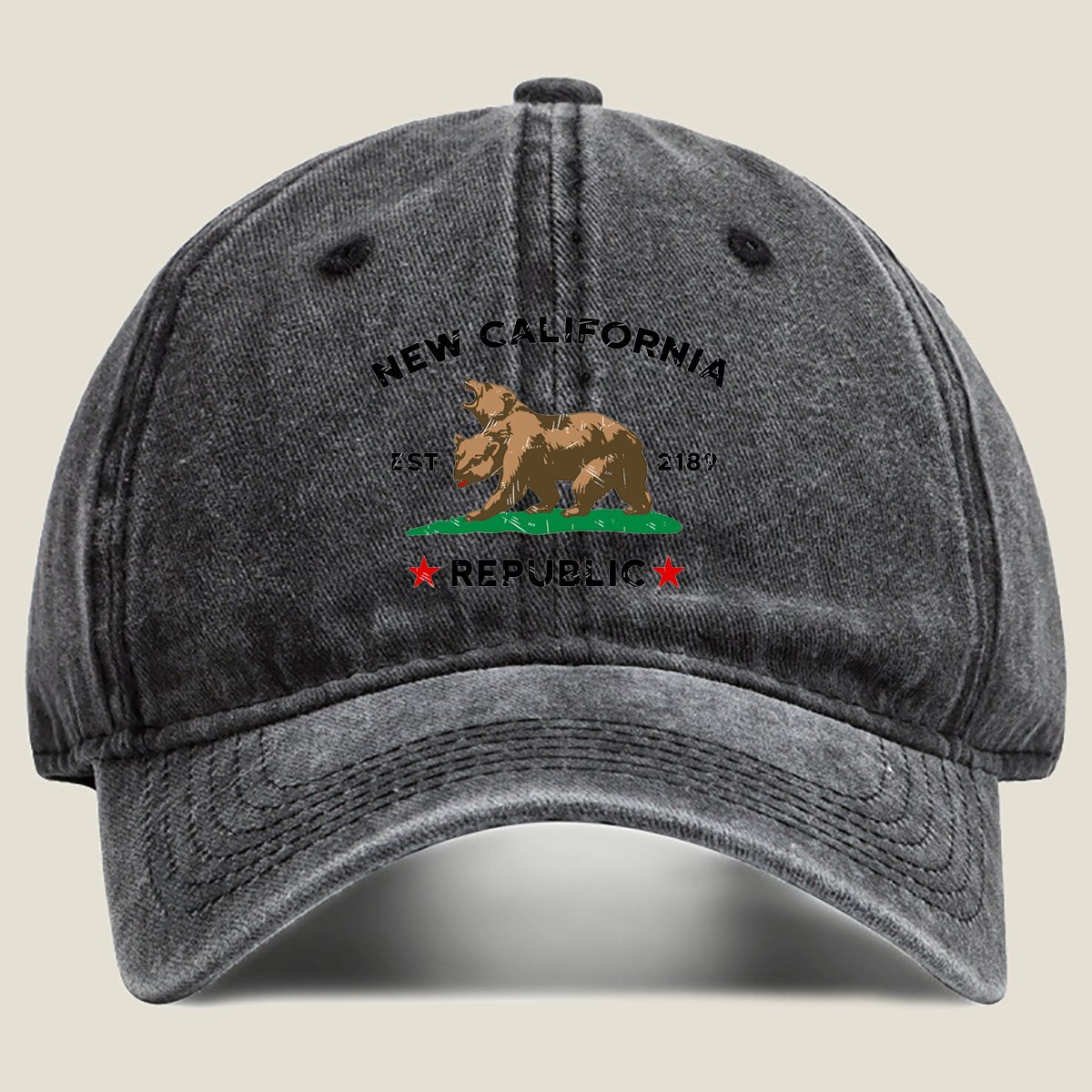 New California Republic - Fallout Series - Washed Denim - Baseball Cap