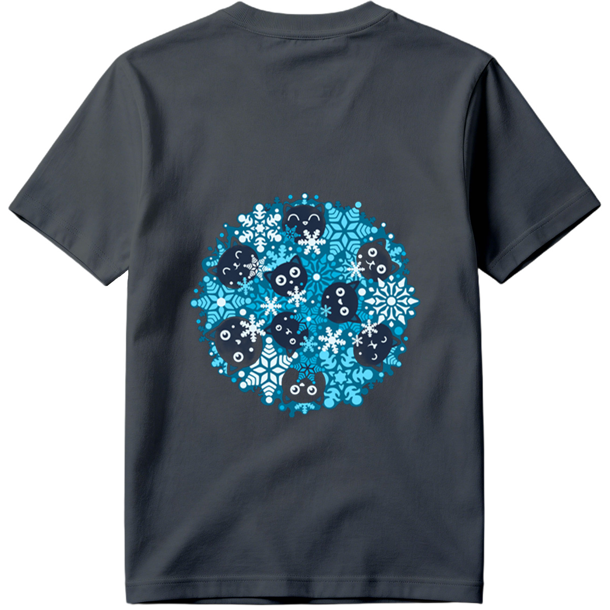 Pusheen Snowflake Pattern - Tee