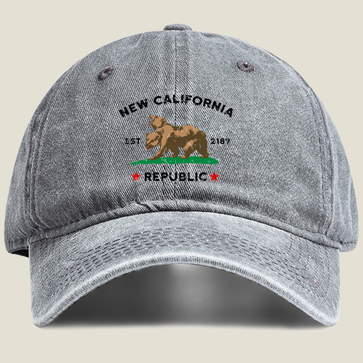 New California Republic - Fallout Series - Washed Denim - Baseball Cap