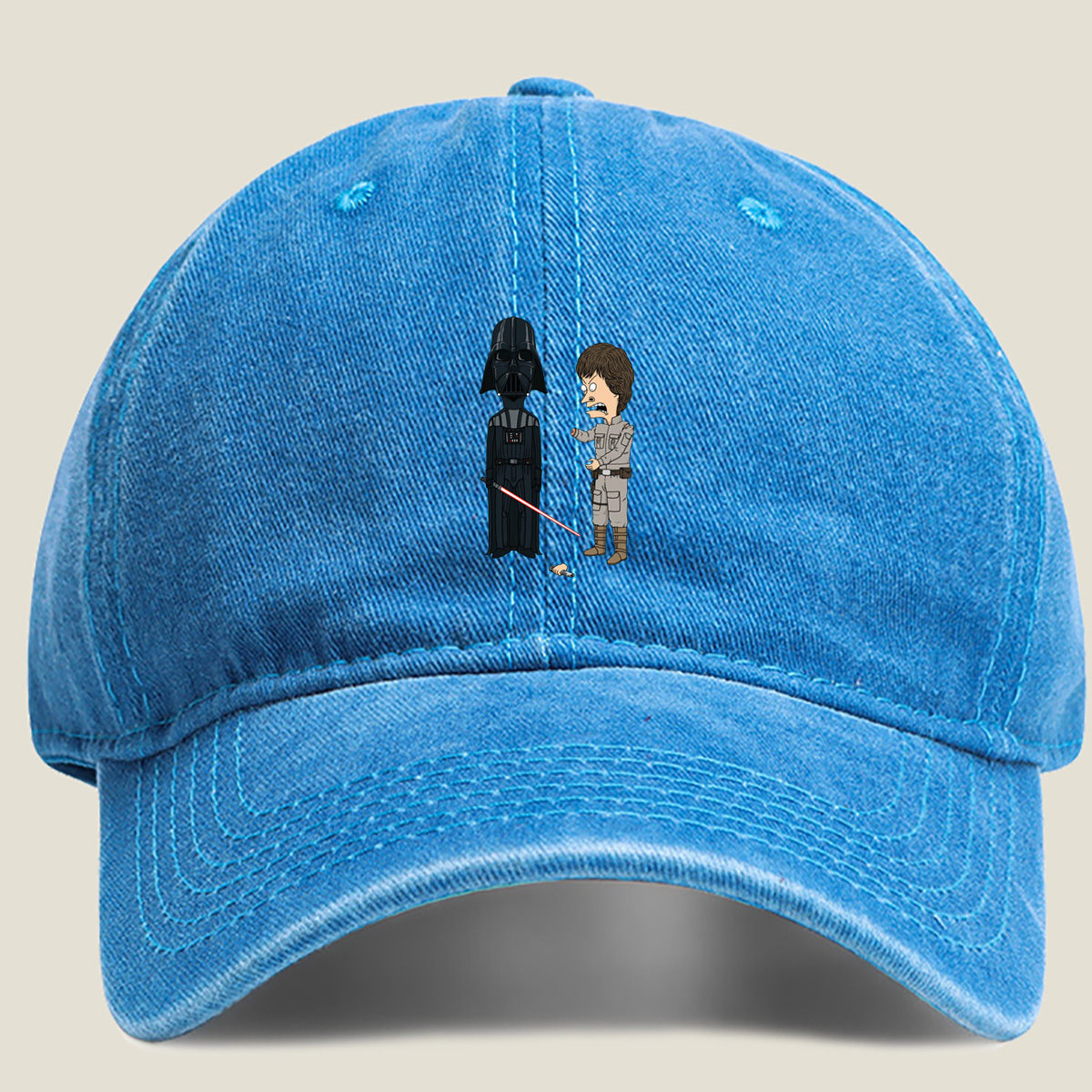Star Wars: Darth Vader and Luke Skywalker - Washed Denim - Baseball Cap