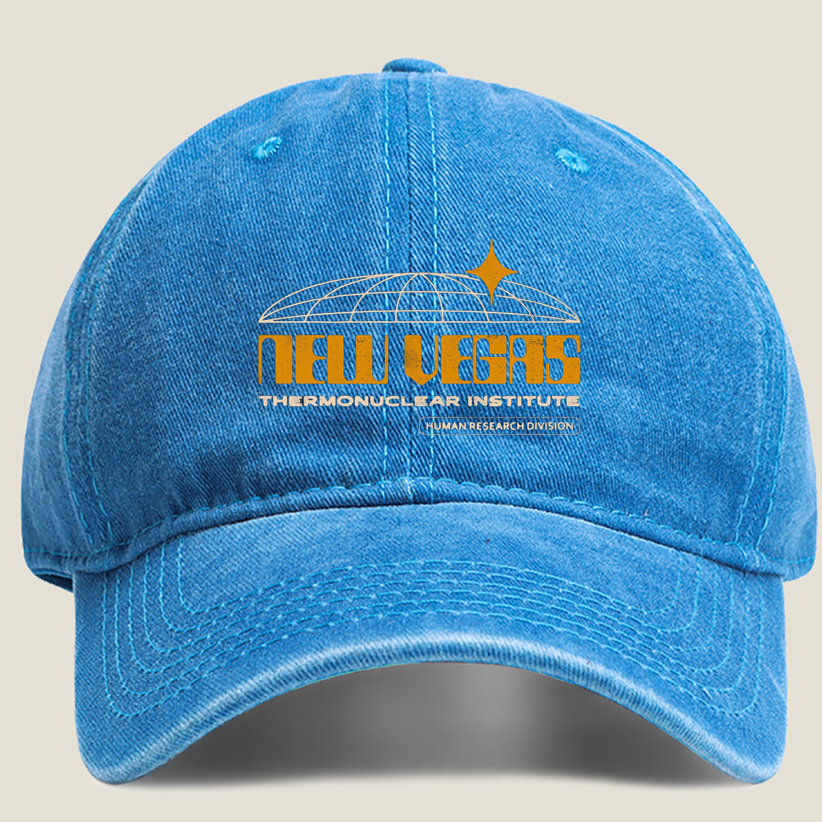 New Vegas Therm nuclear Institute - Human Research Division - Washed Denim - Baseball Cap