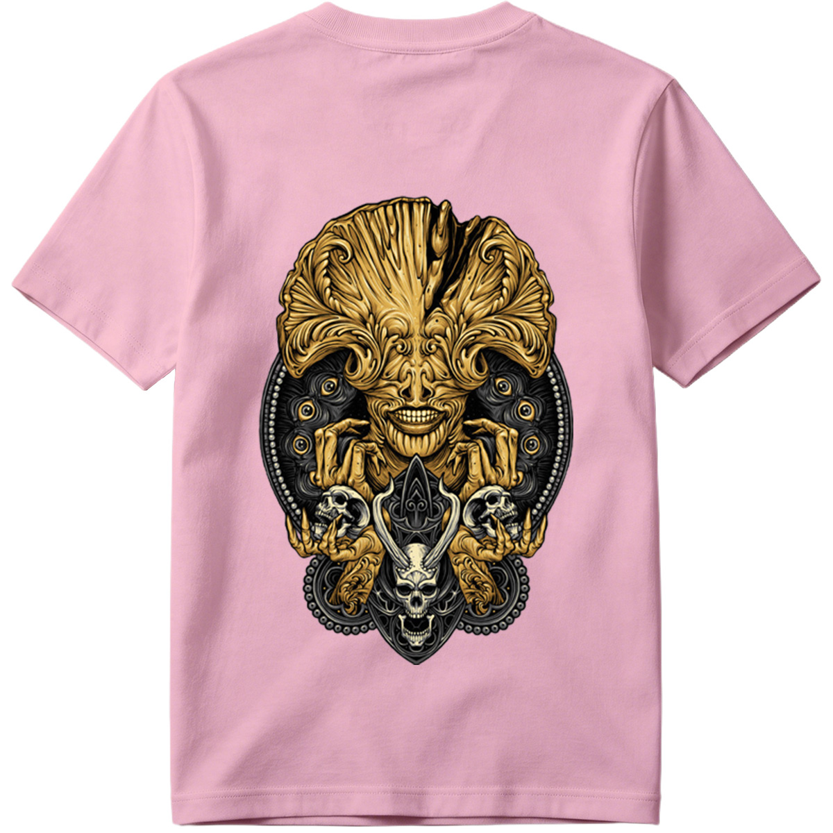Alien vs. Predator: Golden Xenomorph and Skulls - Tee