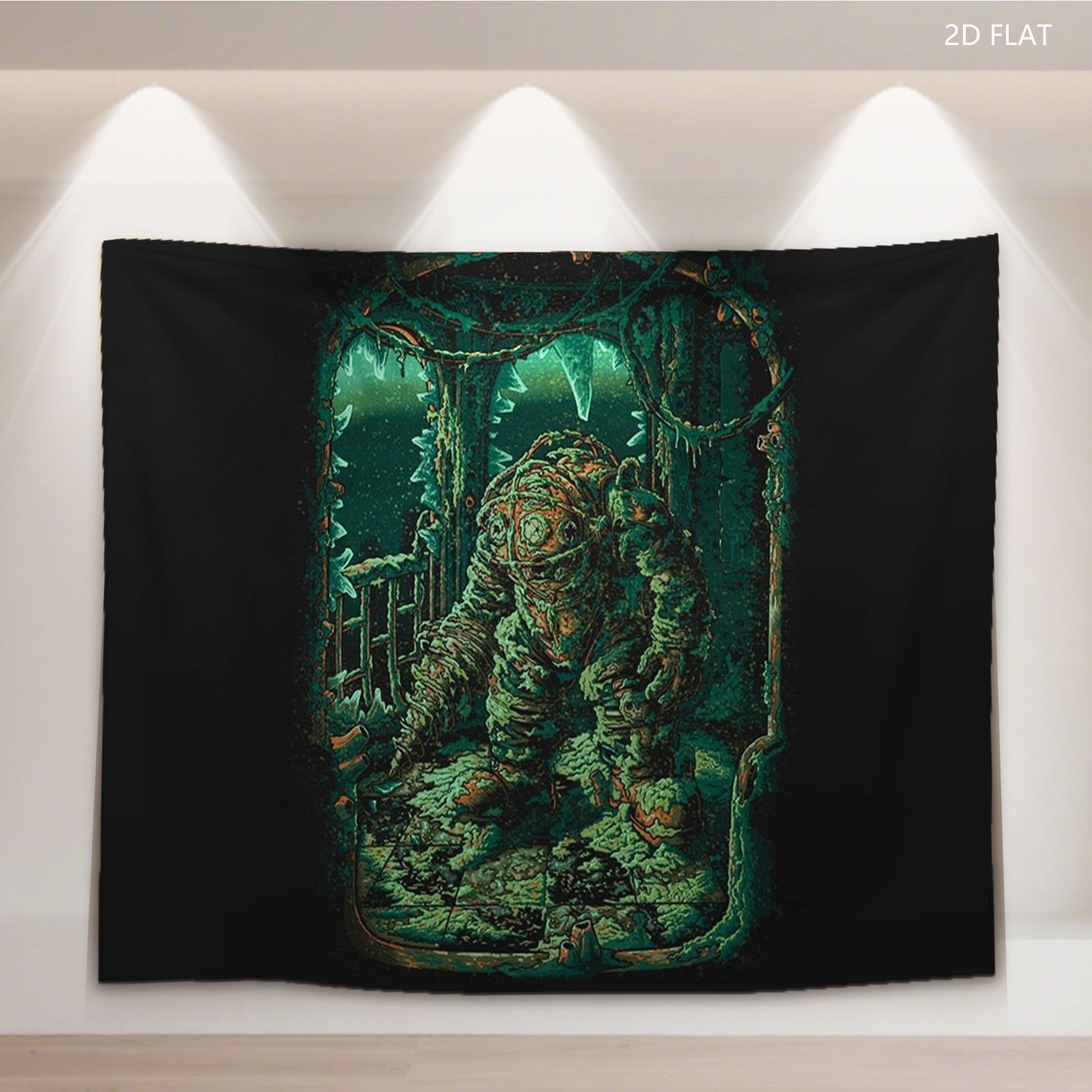 The Creature in the Ruined Chamber - Tapestry