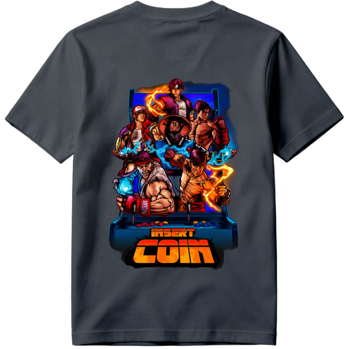 Street Fighter: Ryu, Ken, Chun-Li, Guile, Zangief, M. Bison - Tee