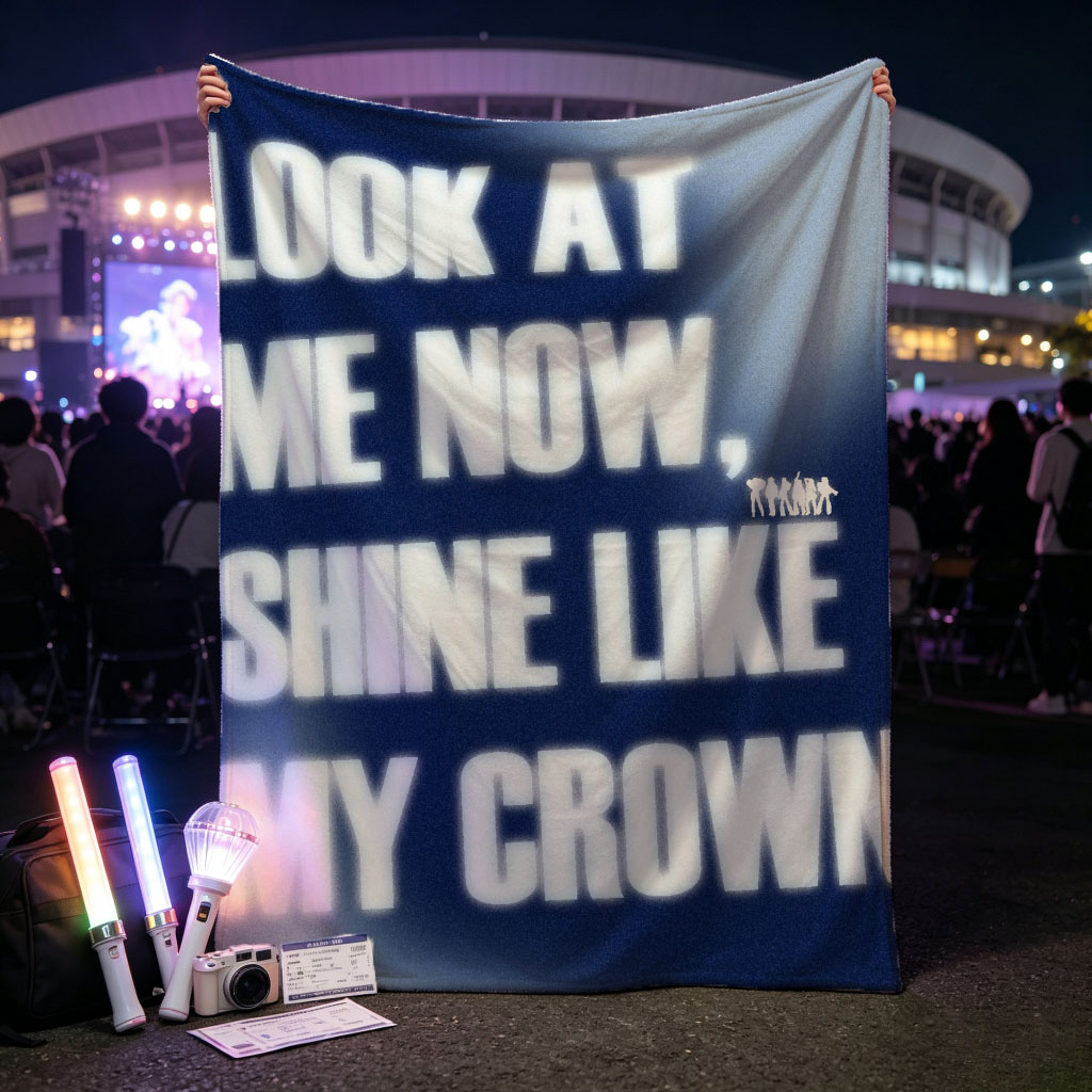 IVE Look at Me Now Shine Like My Crown Album Cover Art - Blankets