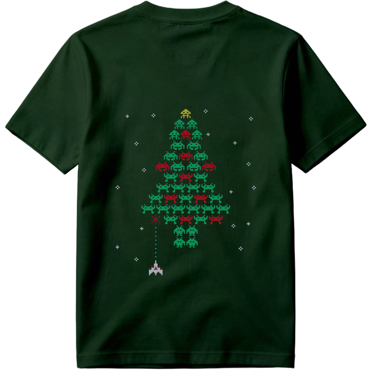 Space Invaders Christmas Tree - Tee