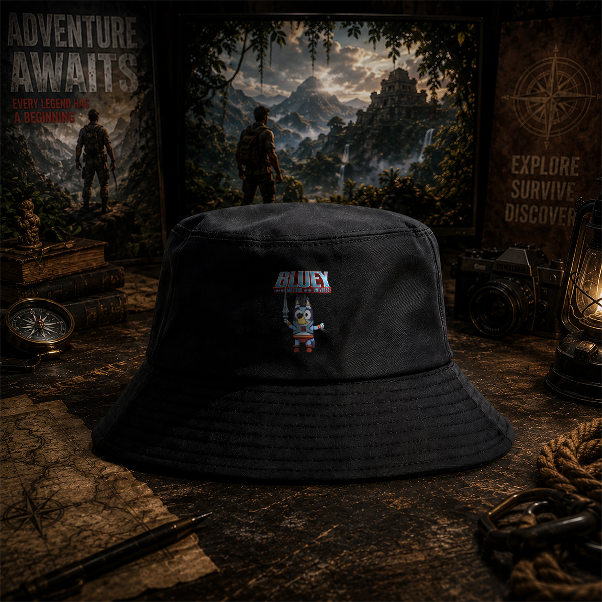 Bluey and the Masters of the Universe - Fisherman's Hat