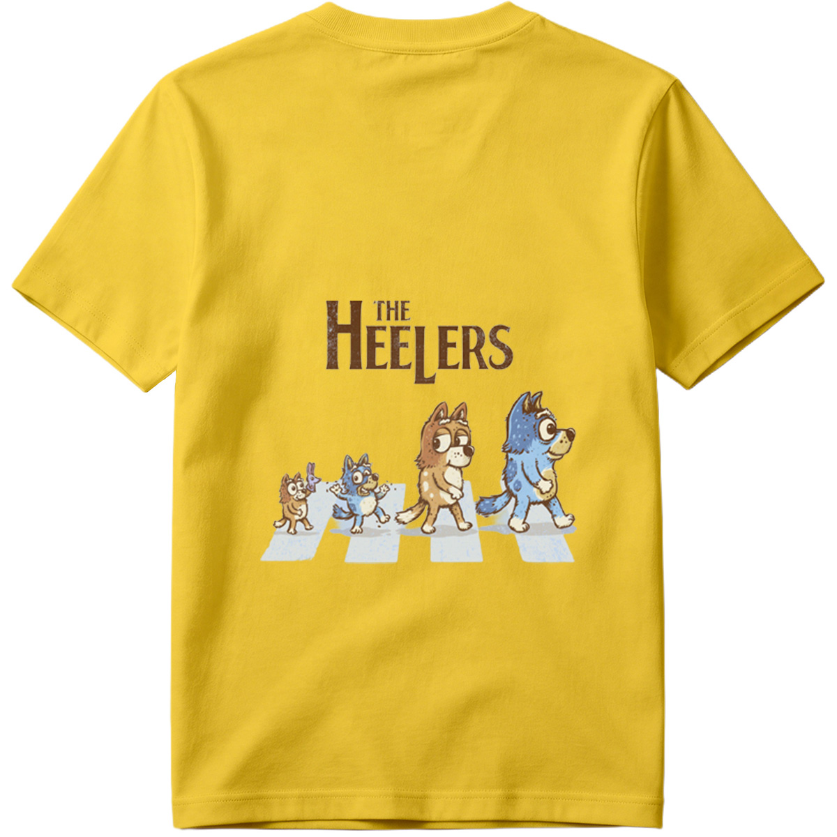 The Heelers: Bluey, Bingo, Bandit, and Mum Dog - Tee