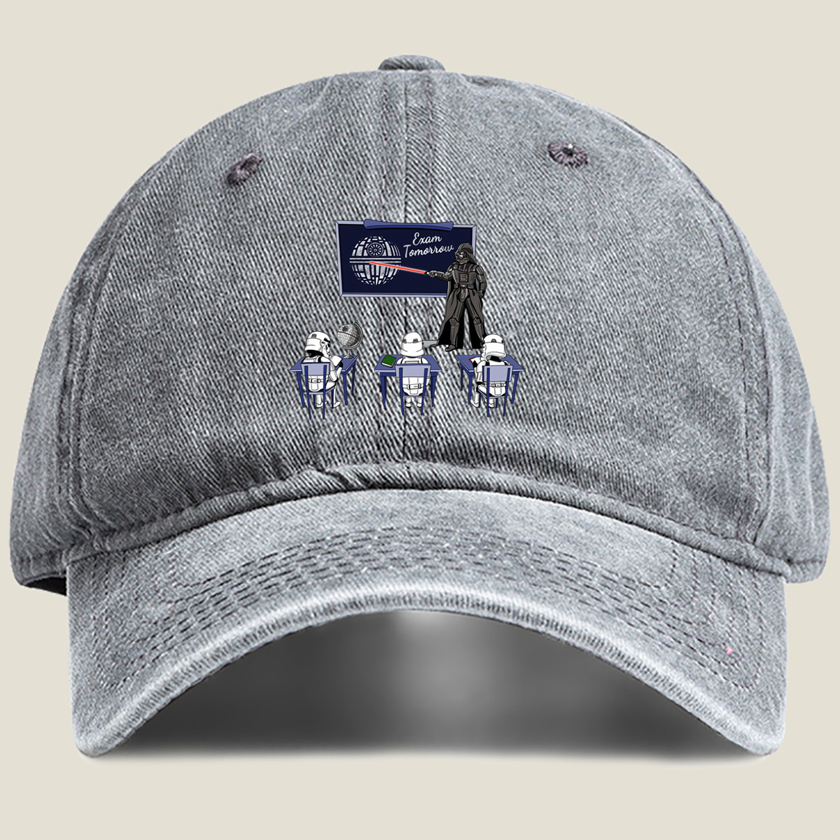 Star Wars: Darth Vader Teaches Stormtroopers in Class - Washed Denim - Baseball Cap