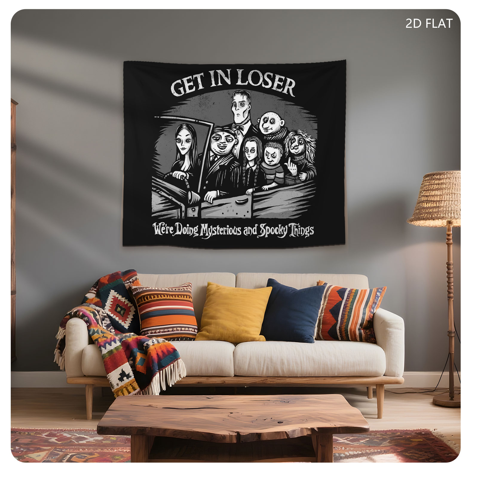 The Addams Family: Get In Loser, We're Doing Mysterious and Spooky Things - Tapestry