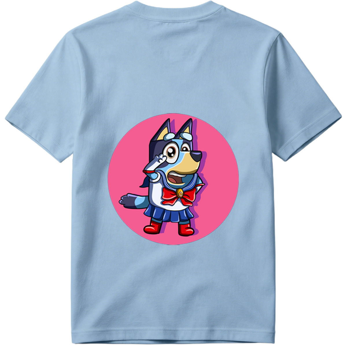 Bluey in Sailor Moon Costume - Tee
