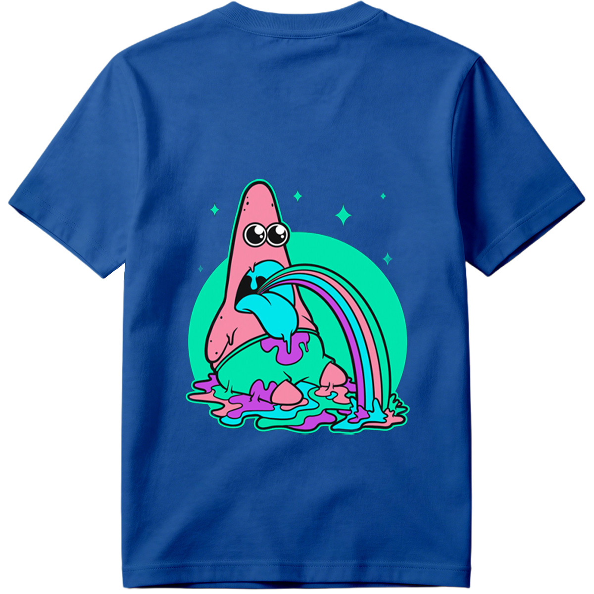 Patrick Star Rainbow Vomit - Tee