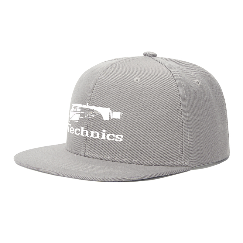 Flat Brim Baseball Cap Technics Turntable Graphic Streetwear Underground Skate Style for Basketball Courts Skate Parks Hip Hop Artists and Urban Explorers