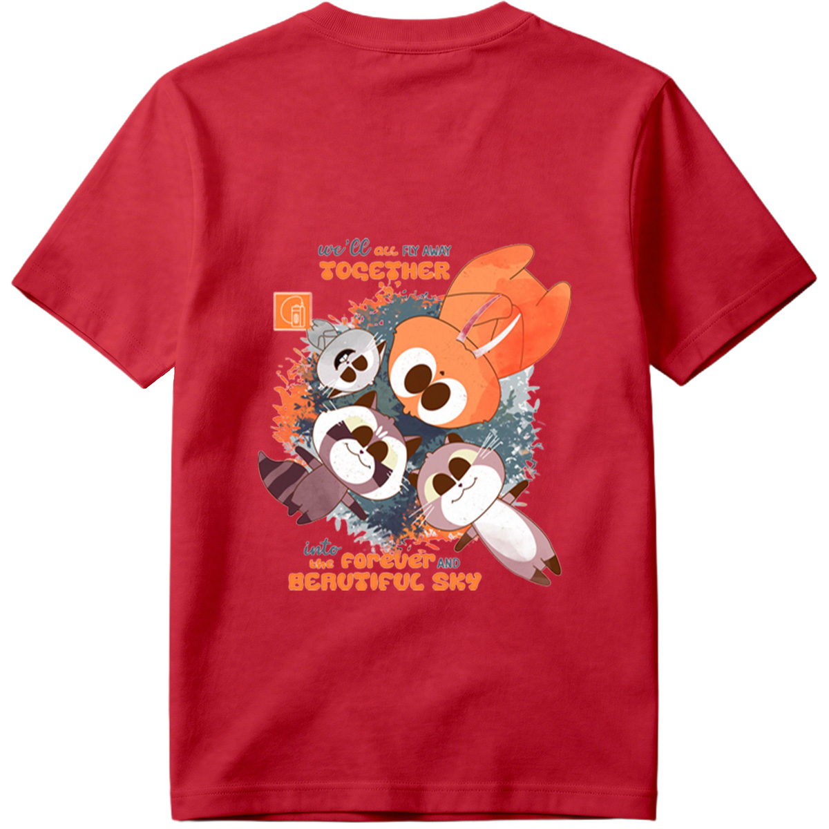 Kiff and Friends Fly Together Into the Forever Beautiful Sky - Tee