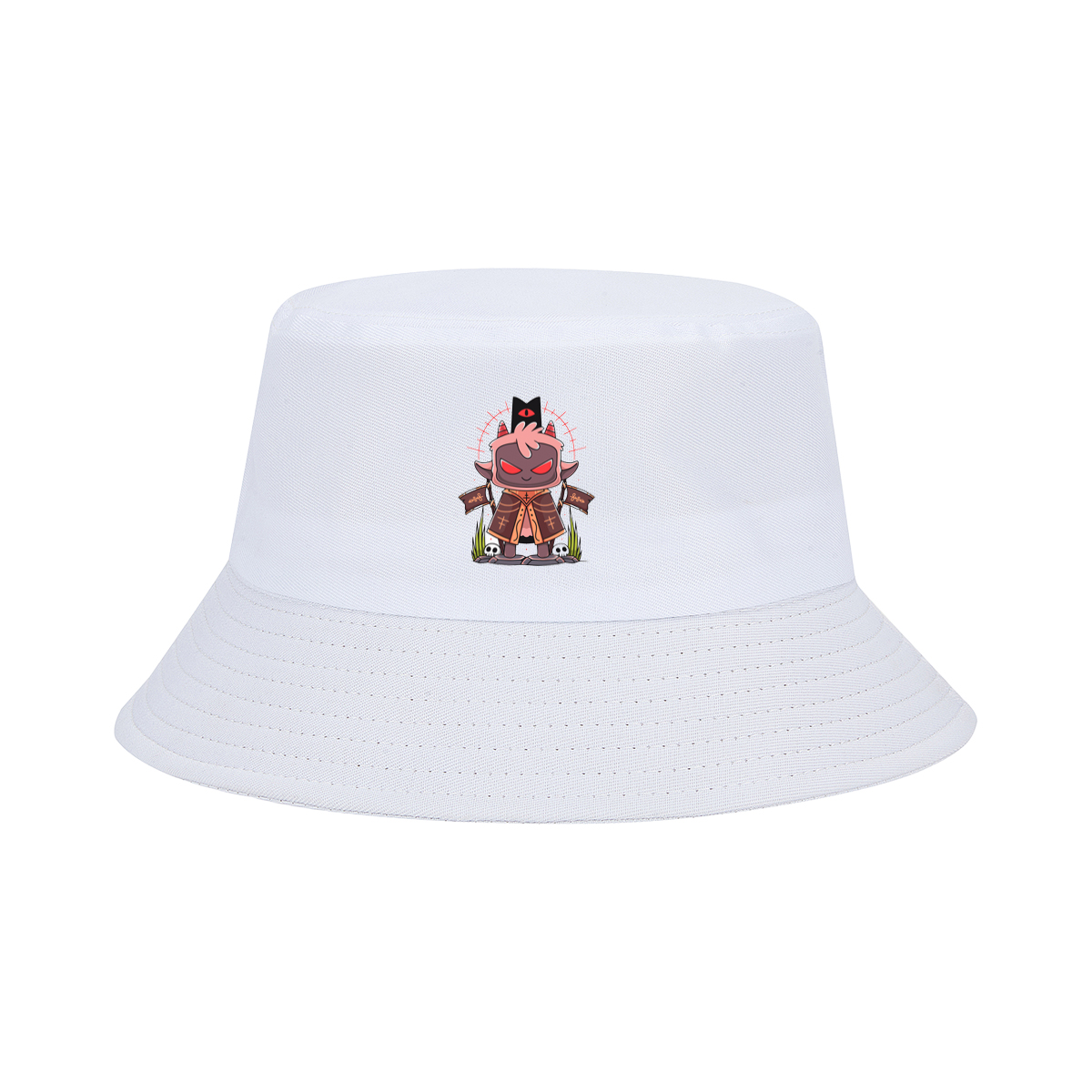 Demon King with Red Eyes and Horns - Fisherman's Hat