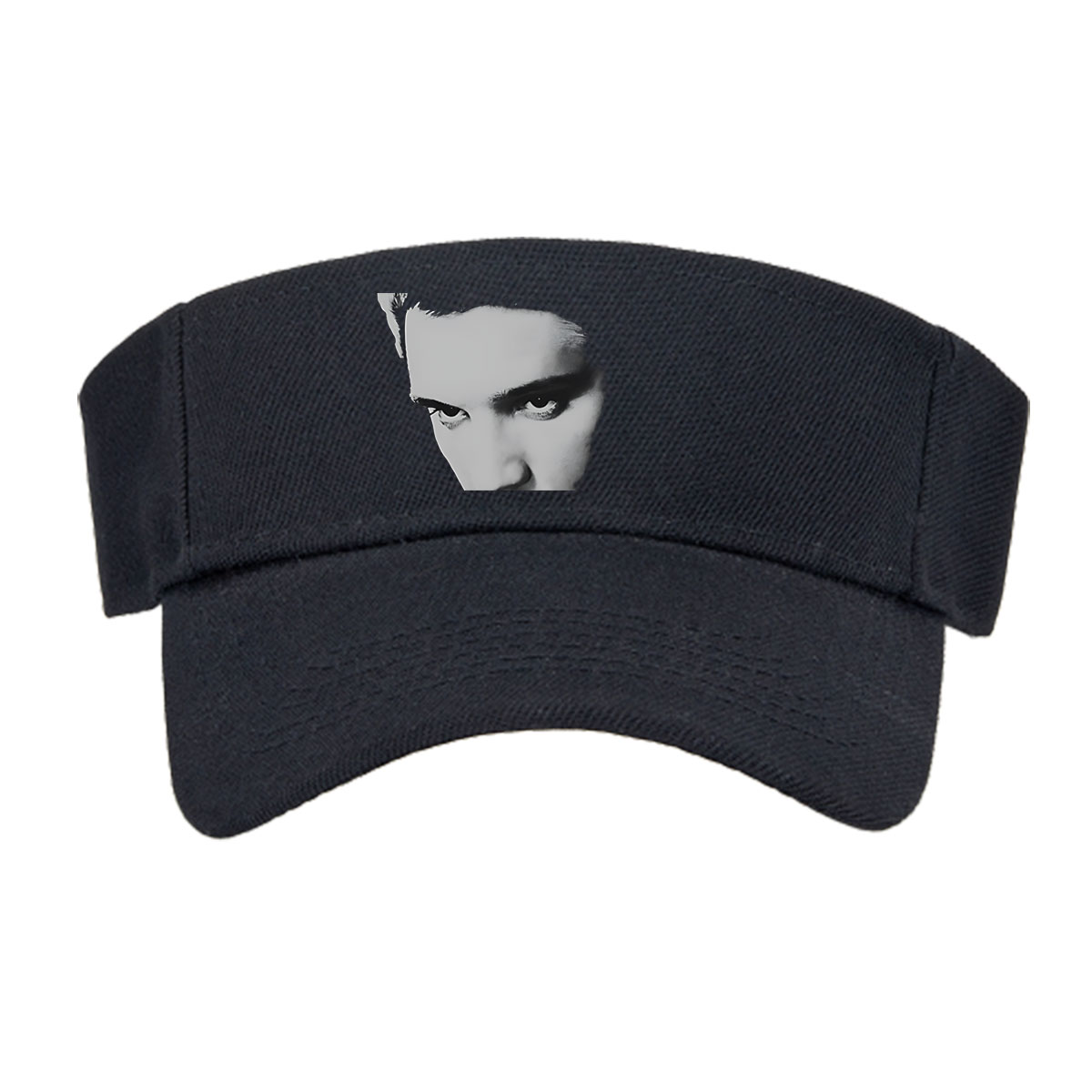 Elvis Presley Portrait in Black and White -  Visor cap