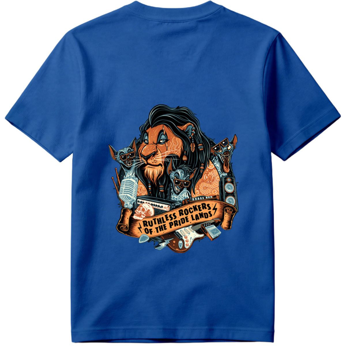 Ruthless Rockers of the Pride Lands: Lion, Hyena, and Meerkat Band - Tee
