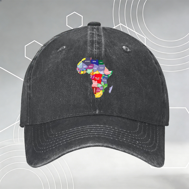 New Christmas Baseball Cap with Santa Hat, Candy Cane, Tree & Gingerbread Man Print 