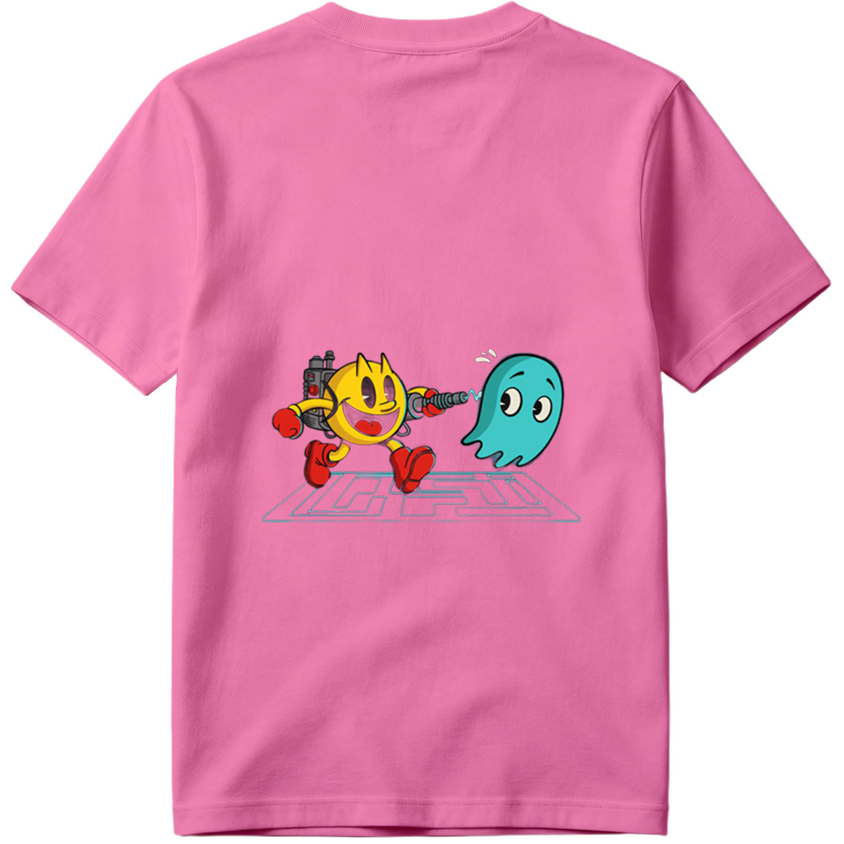 Pac-Man and Ghost in Action - Tee