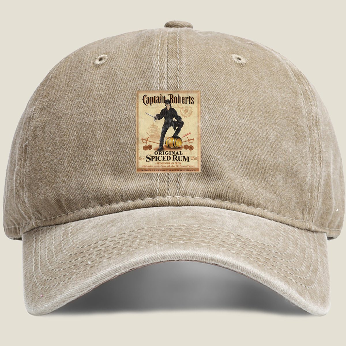 Captain Roberts Original Spiced Rum - Washed Denim - Baseball Cap