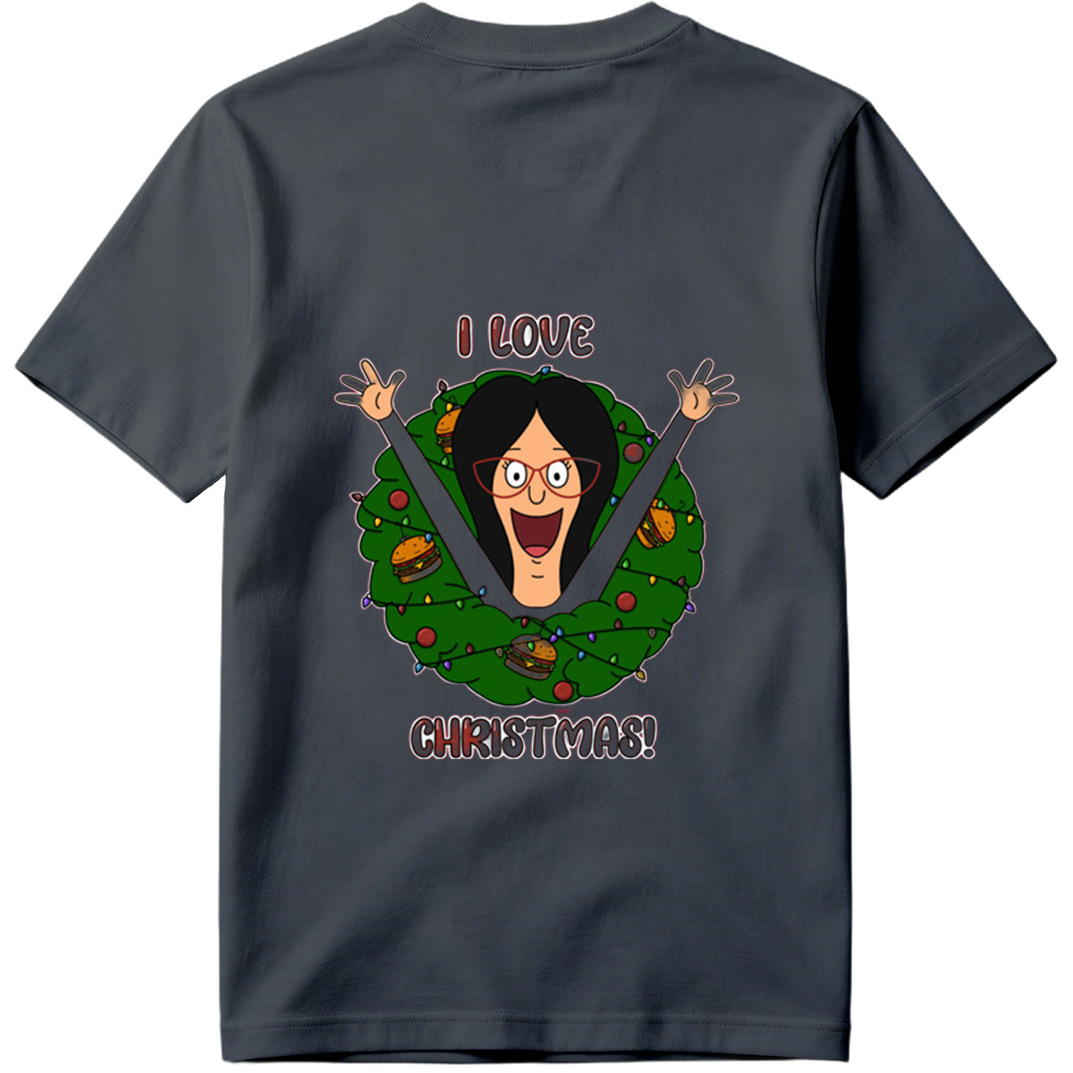 I Love Christmas - Morticia Addams Style - Tee