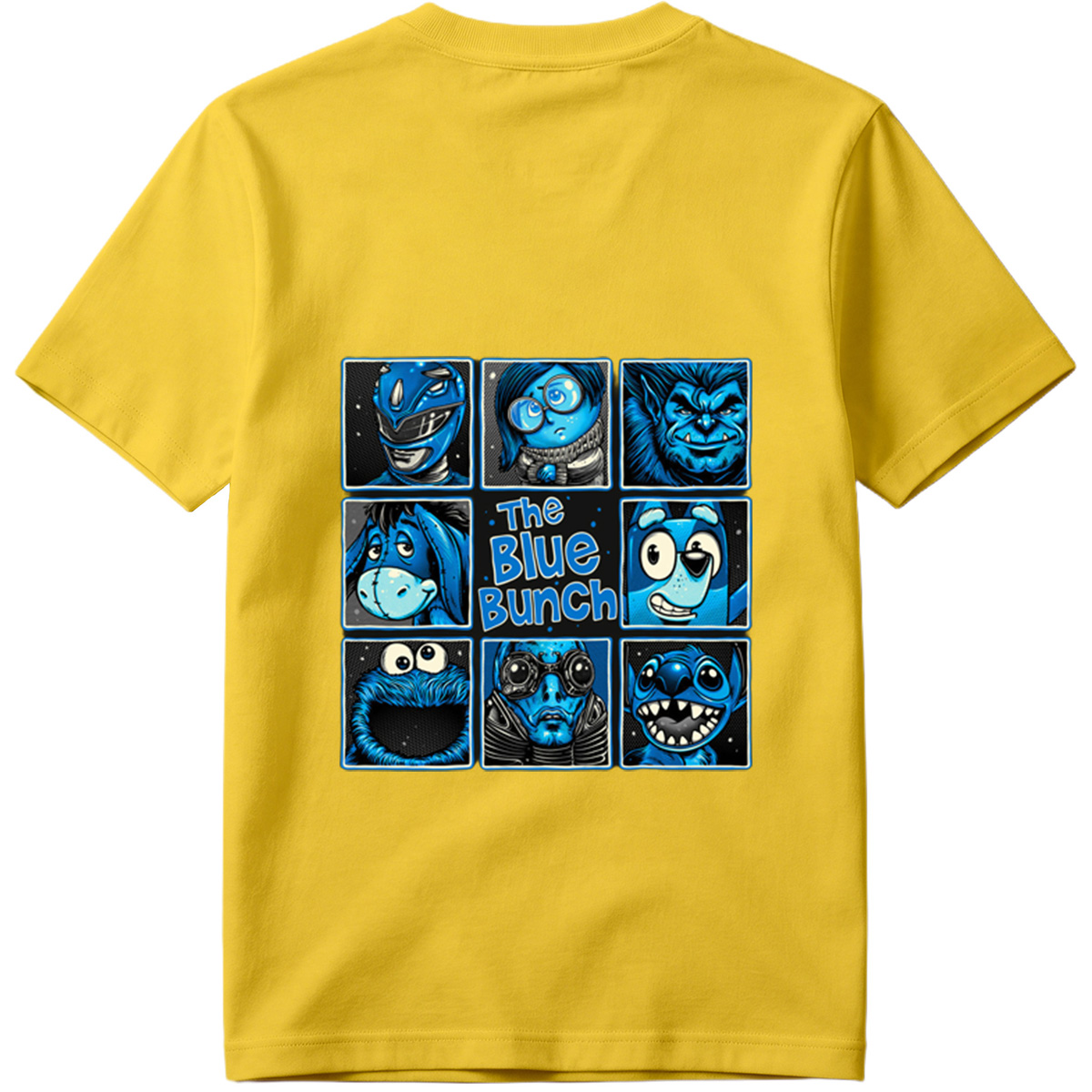 The Blue Bunch: A Collection of Blue Characters - Tee