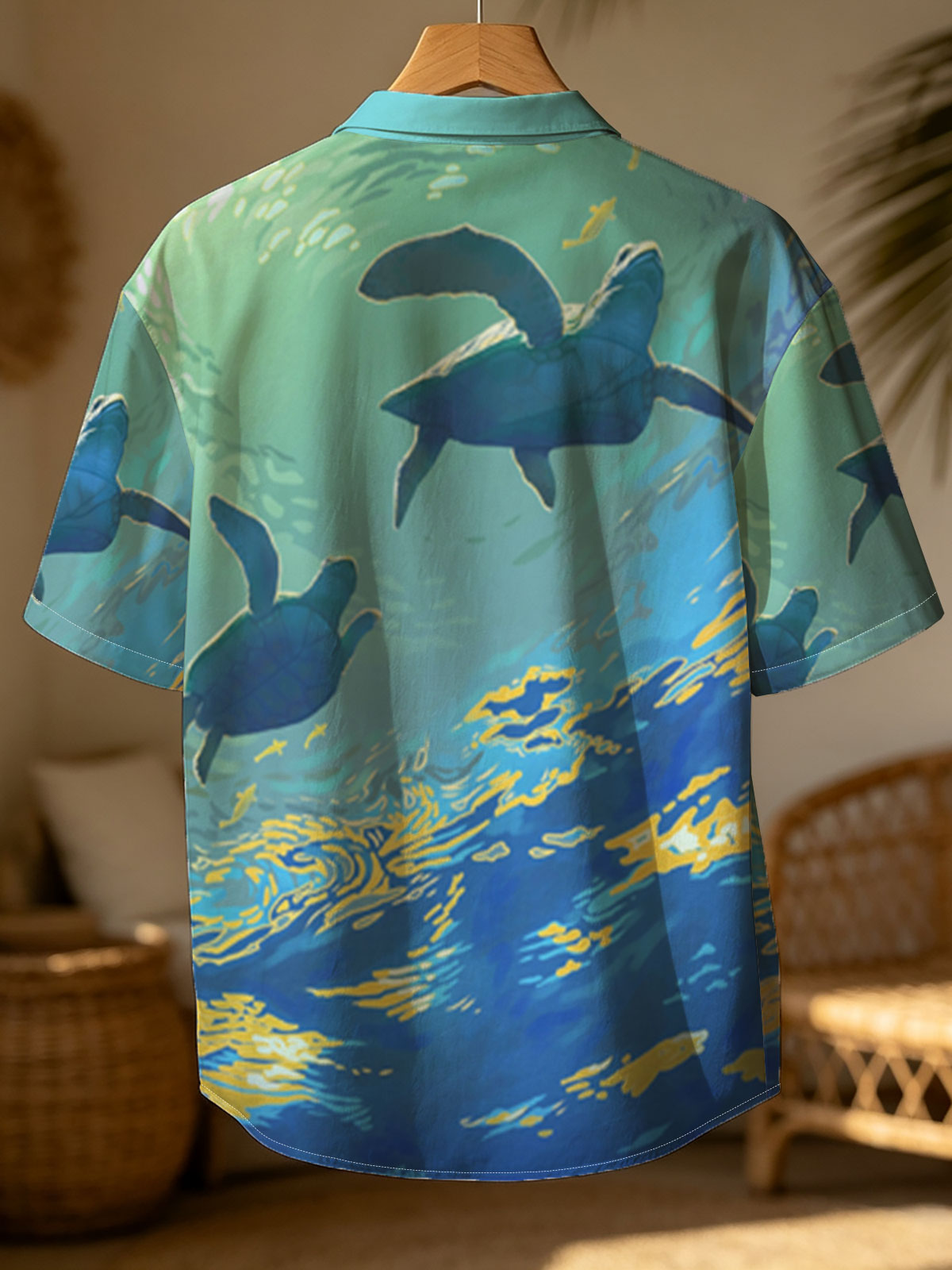 Sea Turtles Gliding Through Sunlit Waters -  Shirt