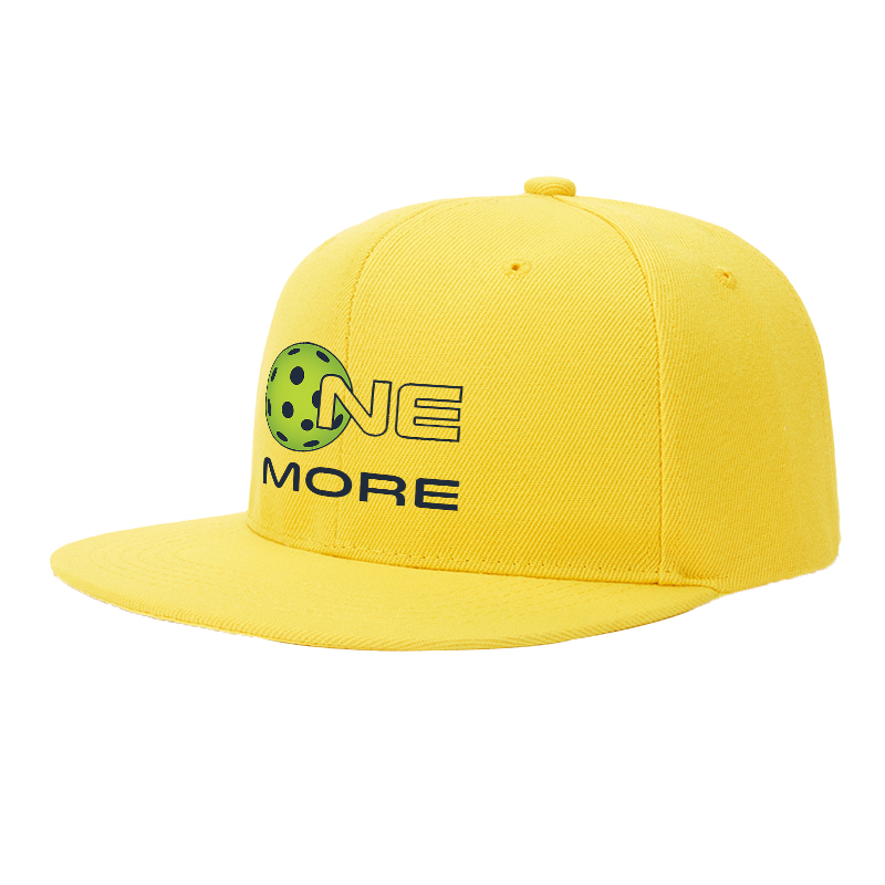 Flat Brim Baseball Cap One More Dotted Globe Logo Streetwear Underground Skate Style for Basketball Court Skate Park Urban Riders and Rap Artists