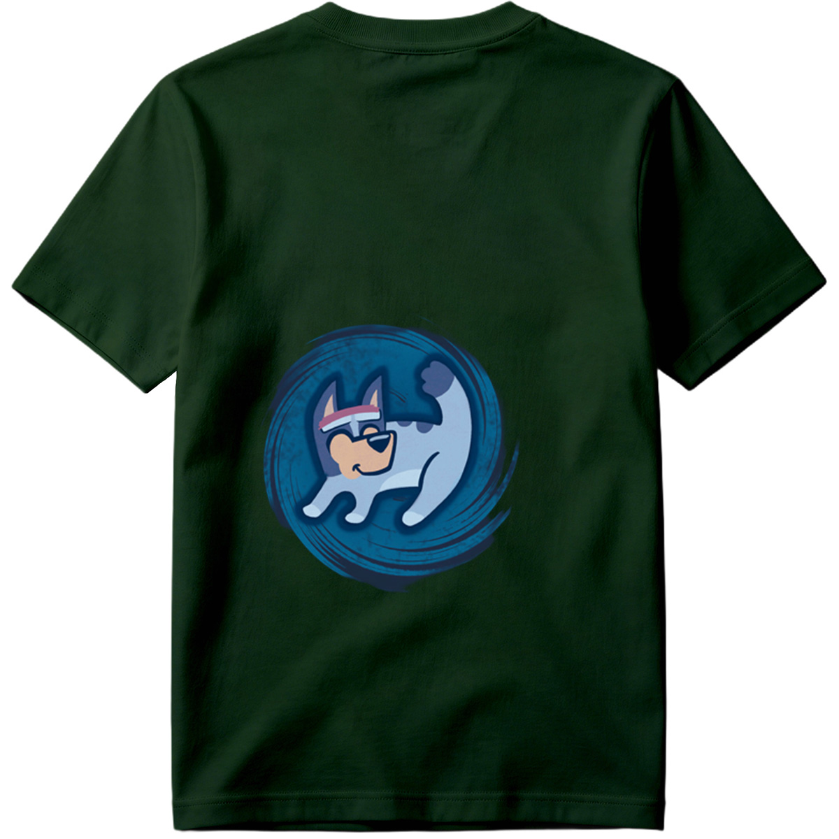 Bluey in a Swirl of Energy - Tee