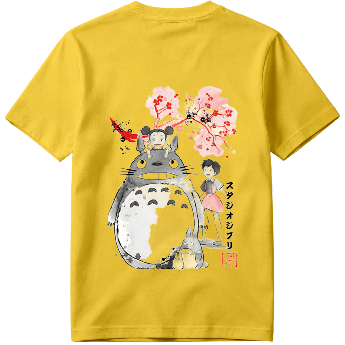Totoro, Mei, and Satsuki from Studio Ghibli - Tee