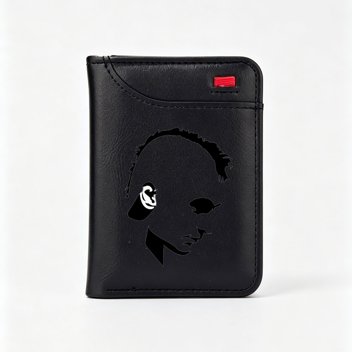 Silhouette Portrait with Ear Detail - Vertical Style Wallet