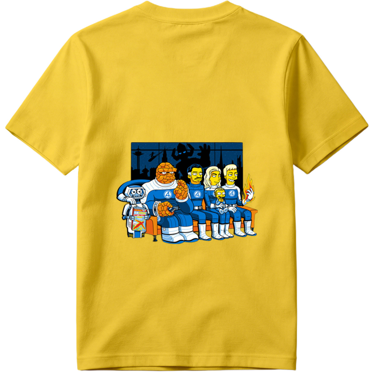 The Simpsons Meet the Fantastic Four - Tee