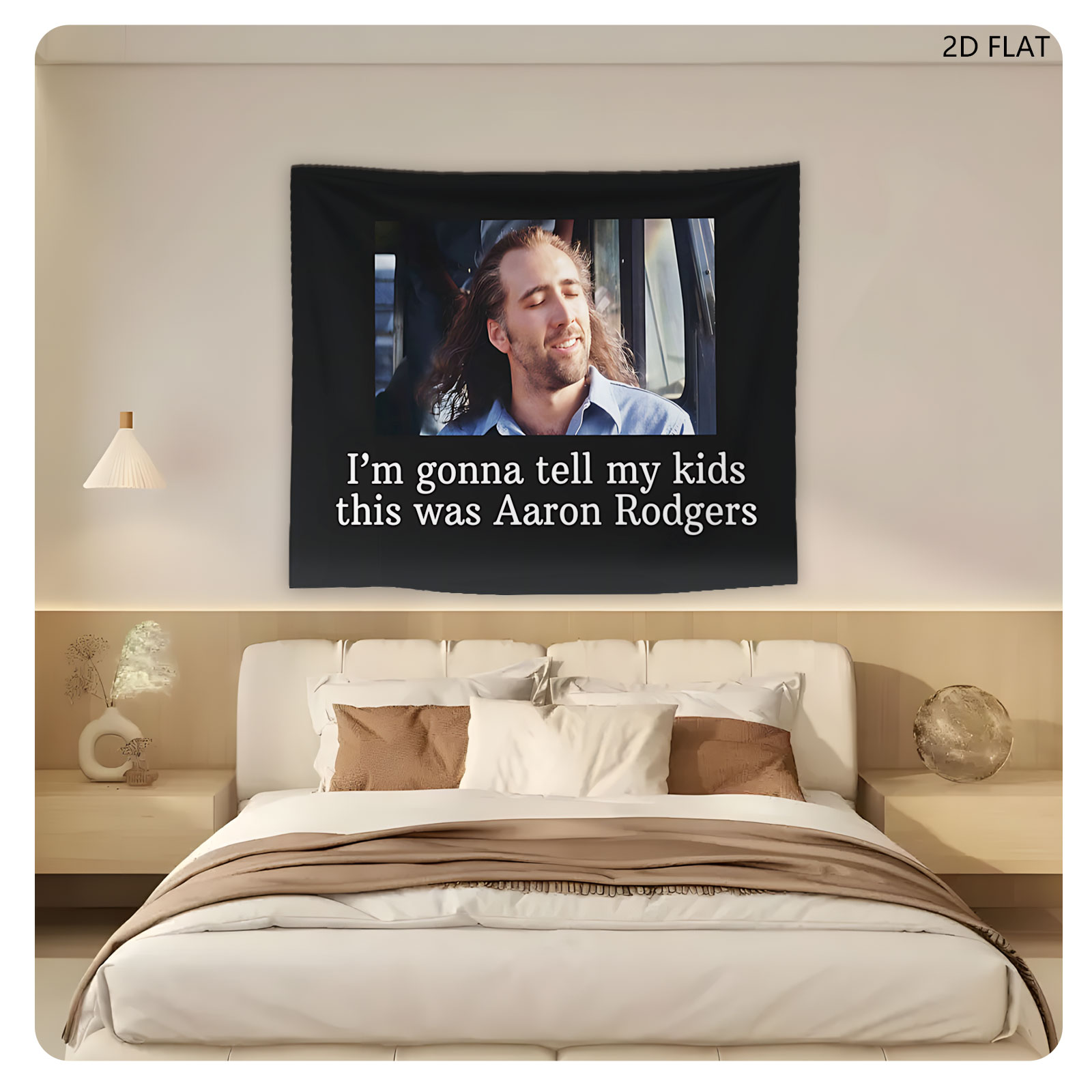 Aaron Rodgers in a Car, Meme with Text 
