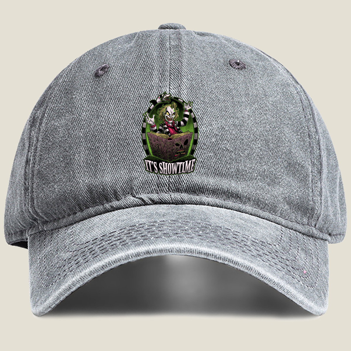 Beetlejuice: It's Showtime - Washed Denim - Baseball Cap