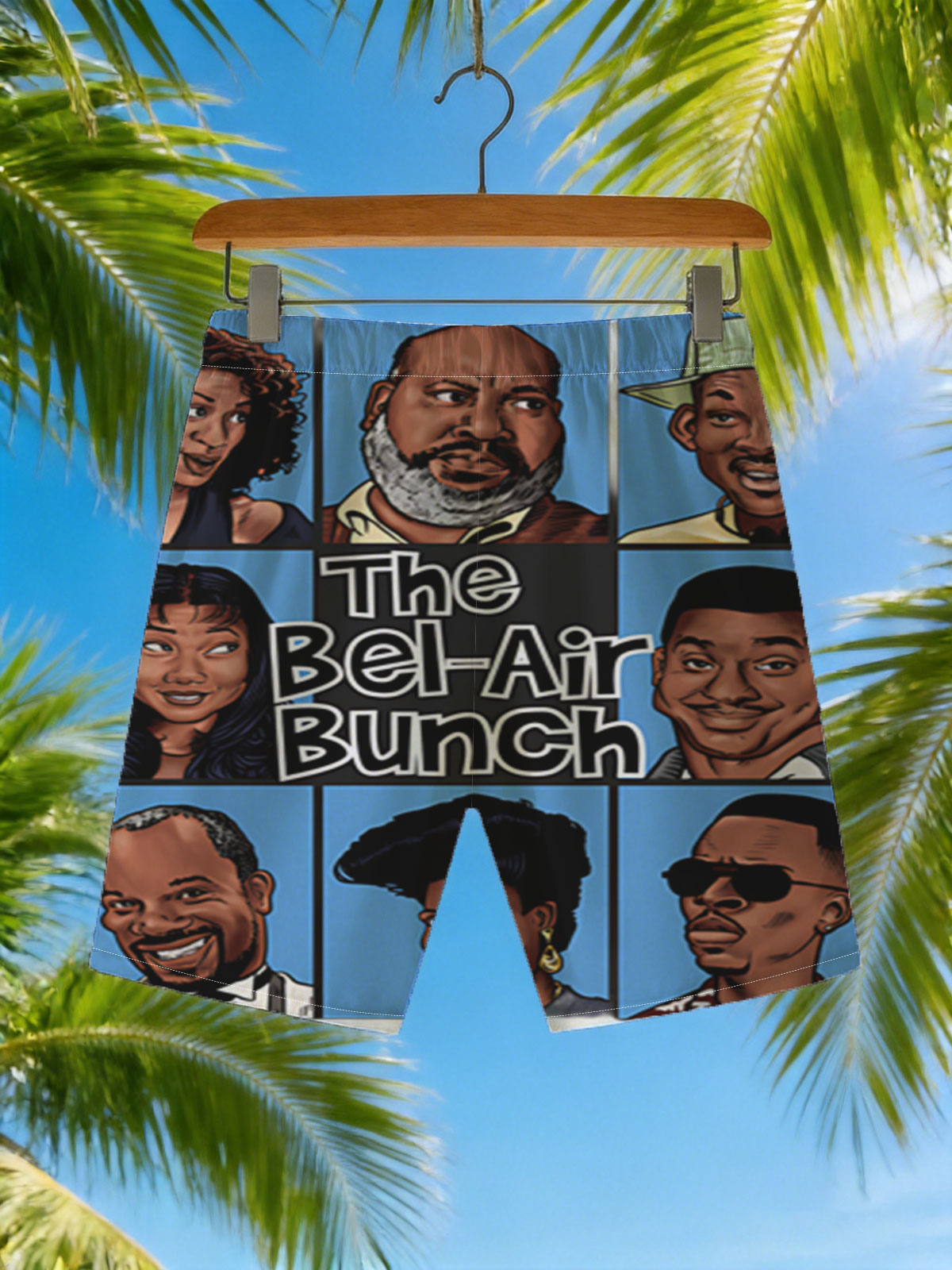 The Bel-Air Bunch: Cast Portrait Collection -  Beach shorts