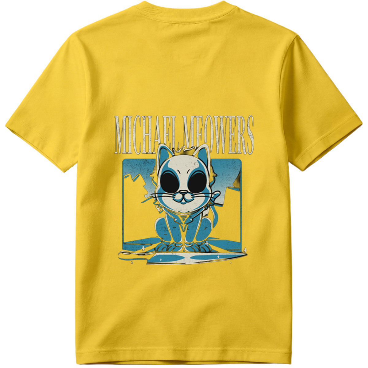 Michael Meowers Cat Character Design - Tee